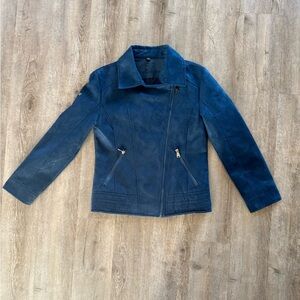 Superlative Fashion Italian Designer Suede
Moto Jacket